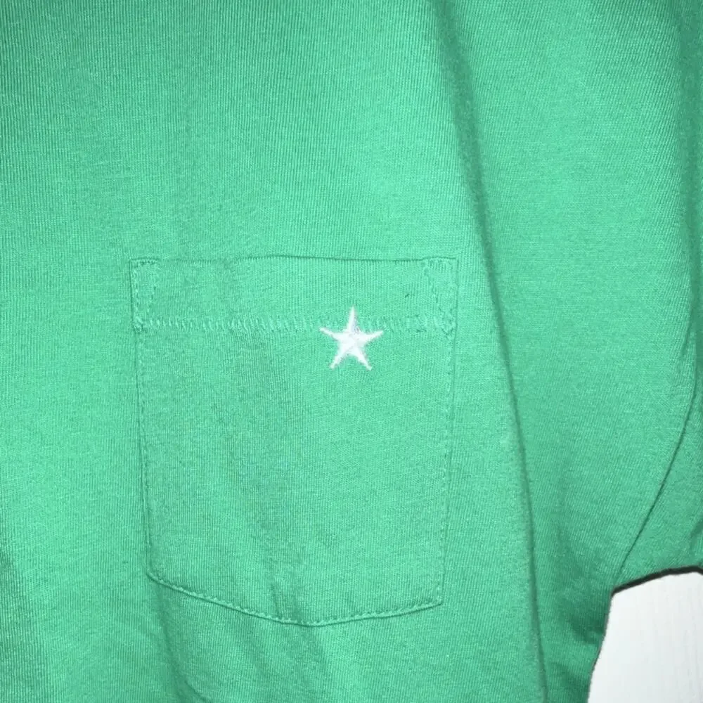 Gap Kids Fit & Flare Green Dress XXL‎ (14-16) Knee Length Star Pocket